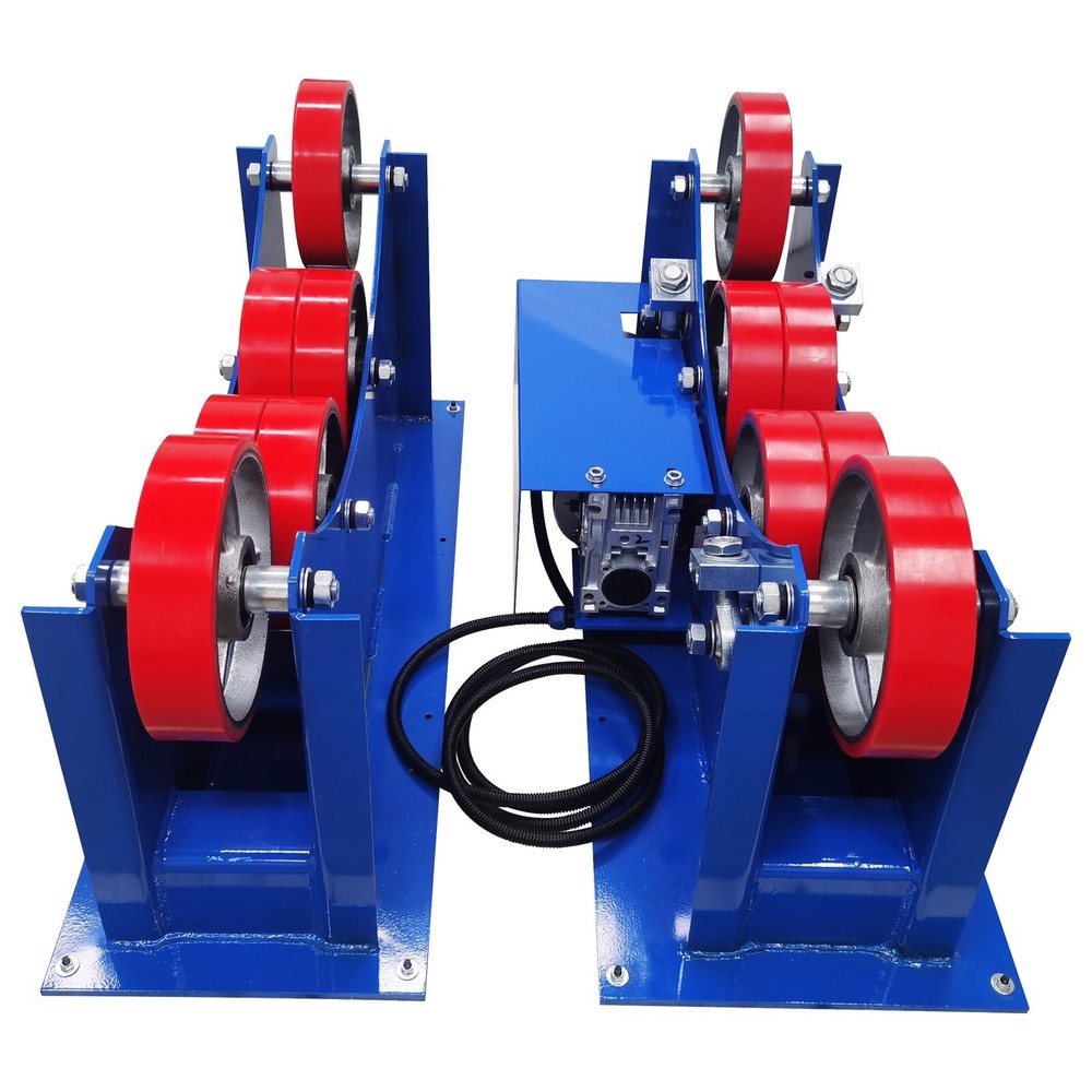 TPU Wheel Welding Turning Rolls Remote Control Digital Display Roller Frame 3T