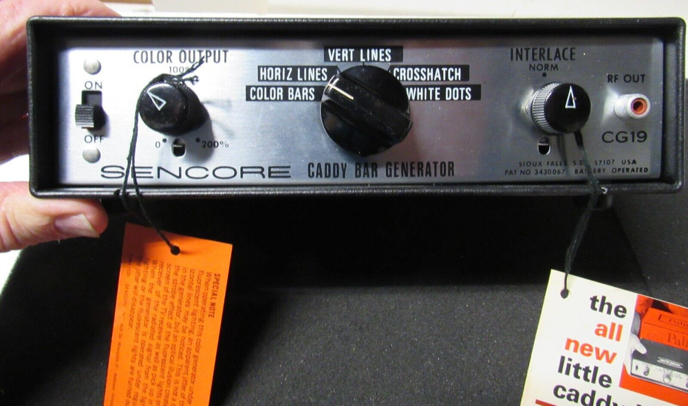 Sencore Caddy Bar Generator CG 19 Boxed