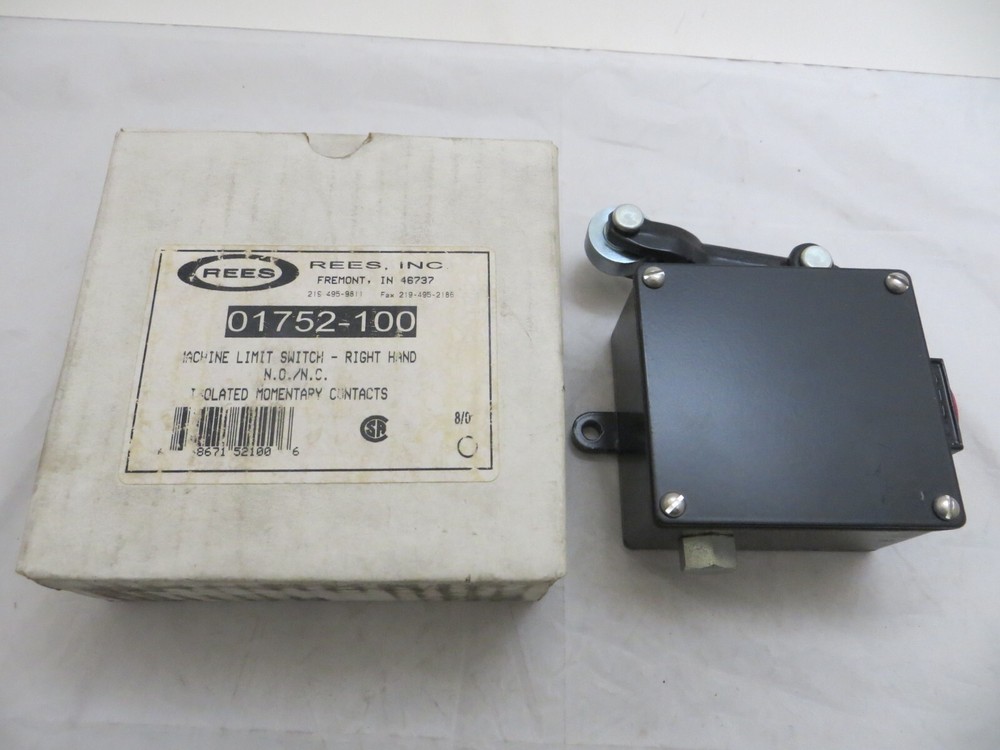 REES 01752-100 MACHINE LIMIT SWITCH RIGHT HAND