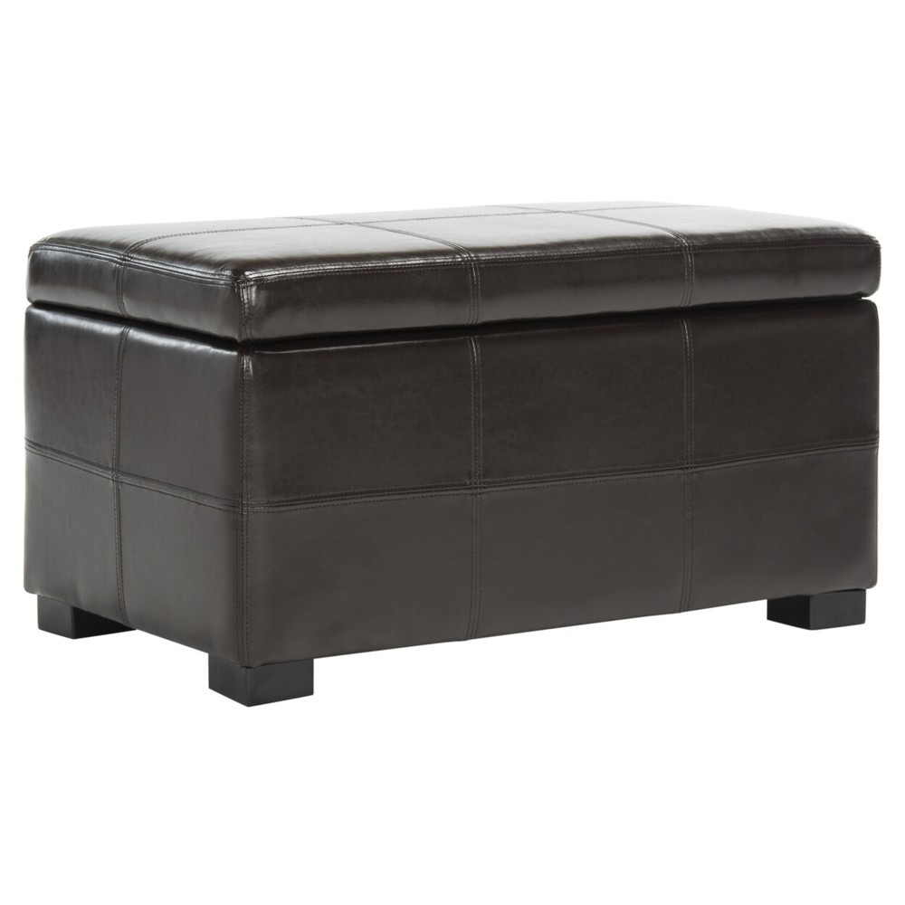 SAFAVIEH Madison Storage Bench Small | Brown |