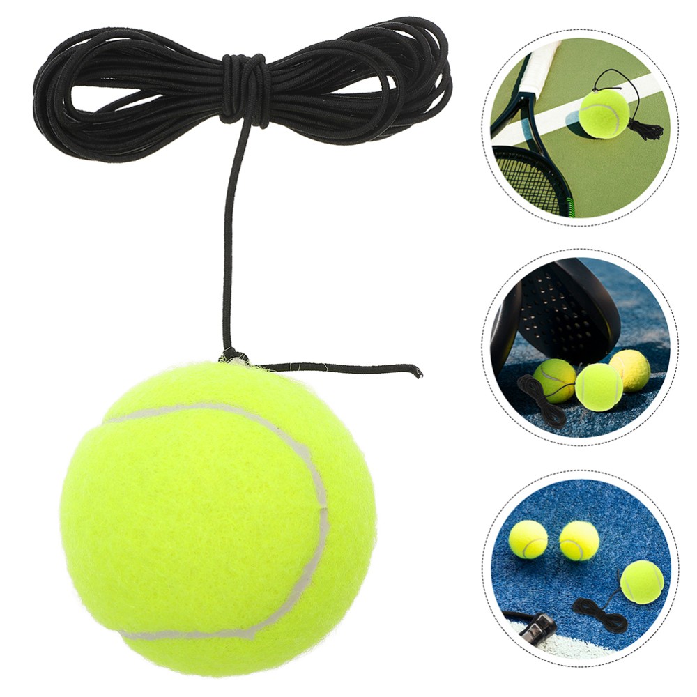6 Pcs Tennis with Line Exercise Ropes Training for Home Single Player