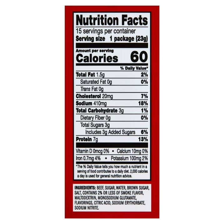 Jack Link’s Original Tender Style Beef Steak 15 Pack Jerky