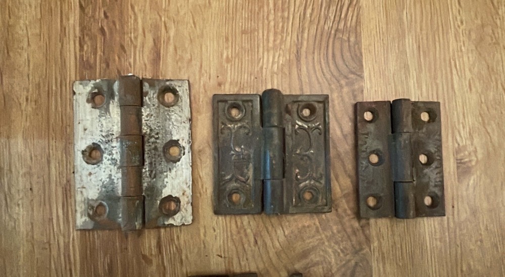 5 Vintage Door Hinges