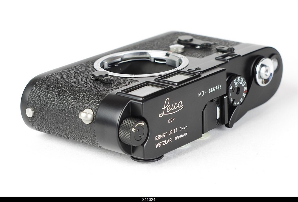 Leica M3 Black Paint Repaint Double Stroke Mint