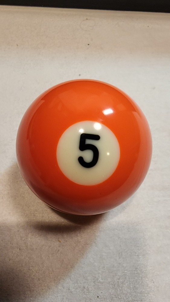 Solid Orange #5 Replacement JAPER BEES Deluxe Billiard/Pool Ball Regulation Size