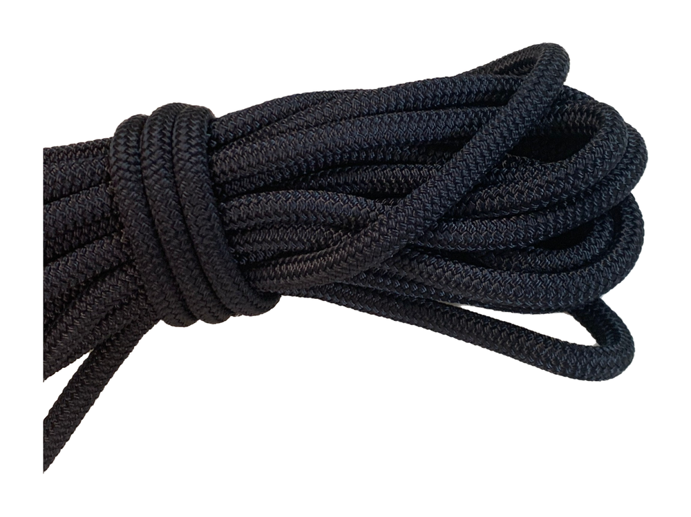 9/16" x 100 ft. Double Braid Polyester halyard line yacht braid navy