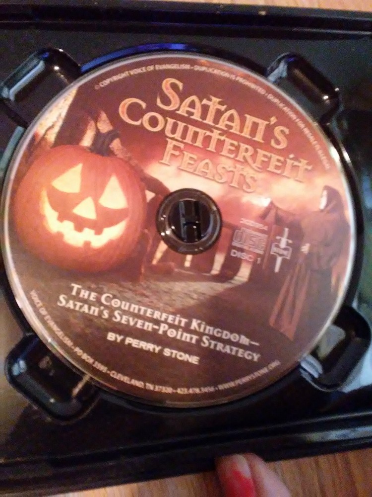 PERRY STONE CD Set Satan's Counterfeit Feasts 2 Discs