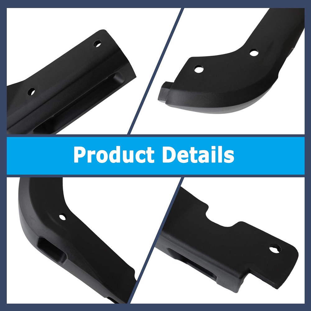 Mud Flaps Delete for GMC Sierra 1500 2019-2025, Durable ABS Material, No-Drill S