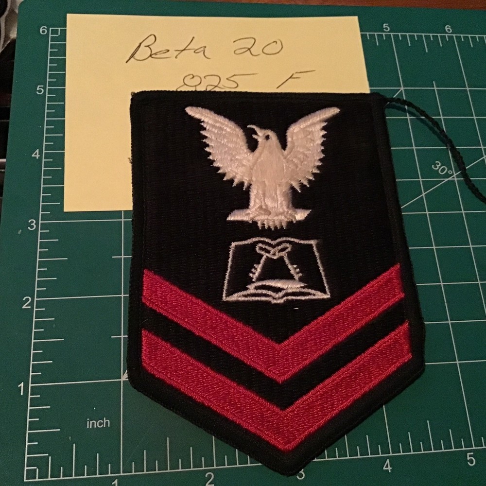 WW2 Navy 2nd Class Steward Rate Snow Back