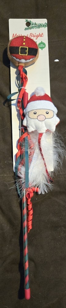 Merry & Bright Cat Wand Catbip Teaser Toy