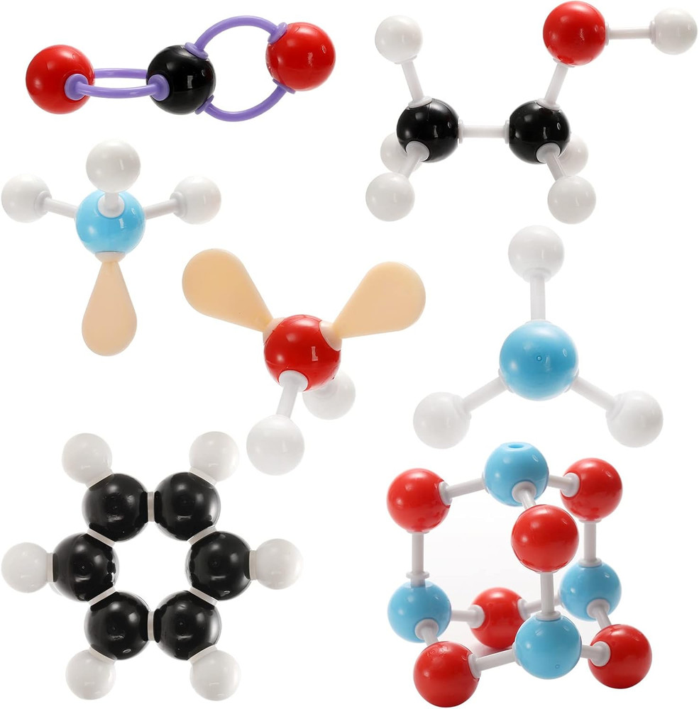 444 Pcs Chemistry Molecular Model Kit 3D Atoms & Bonds Science Learning Set