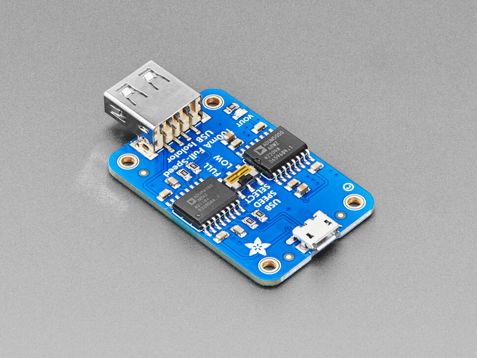 [ Adafruit ADA-2107 ] USB Isolator - 100mA Isolated Low/Full Speed USB