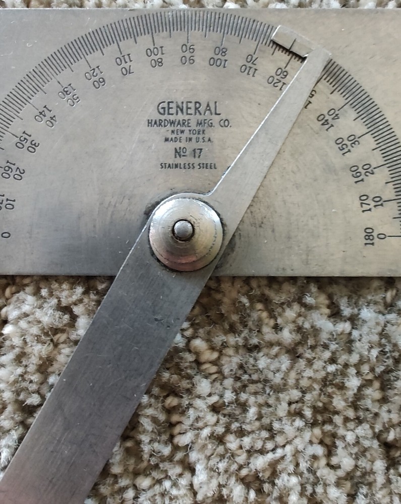 🔨GENERAL NO 17 PROTRACTOR