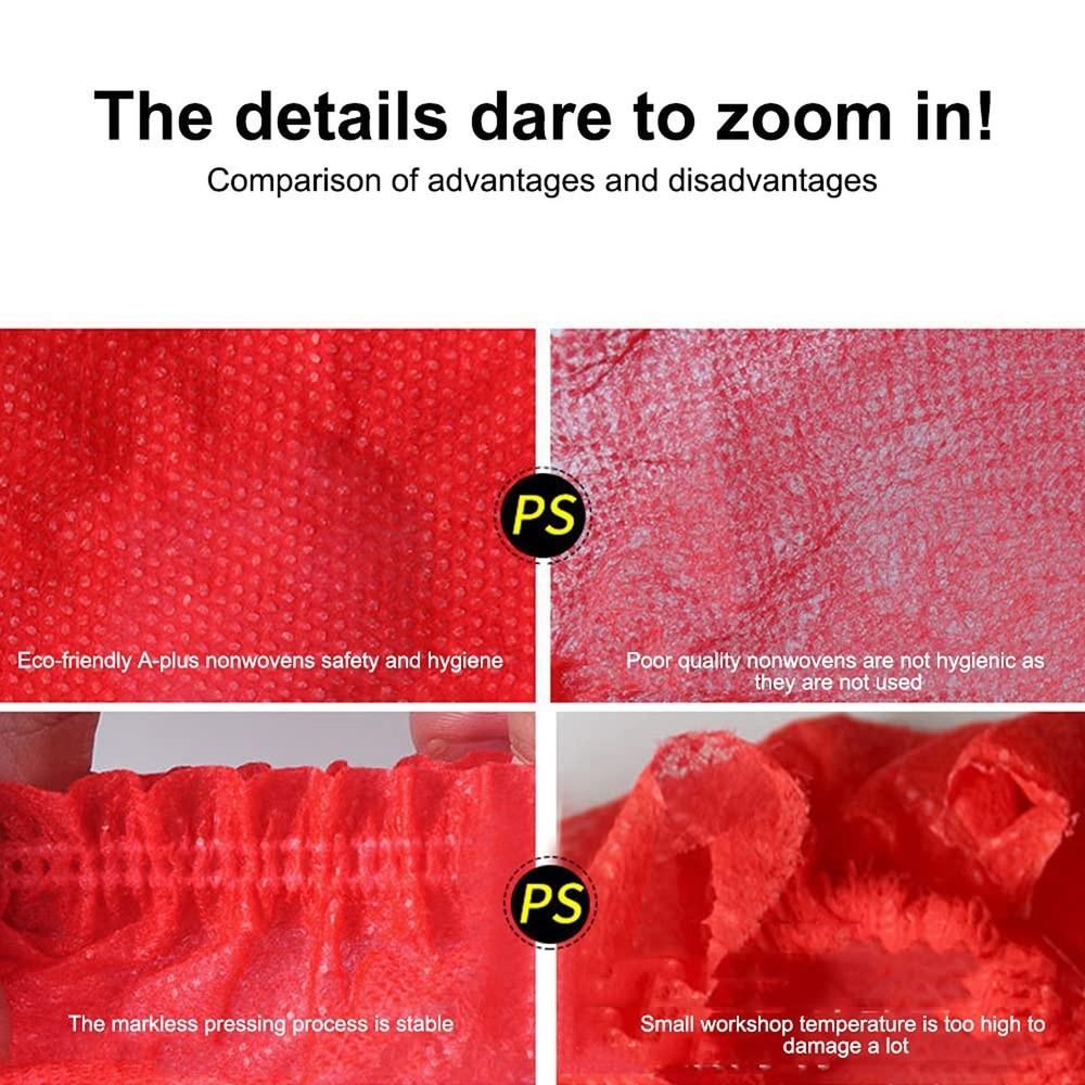 200 Pcs Disposable Microphone Cover, Non-Woven Handheld Microphone Windscreen...