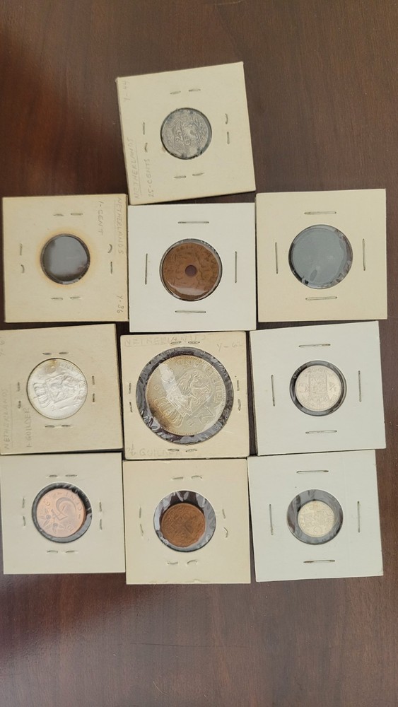 Vintage Netherlands Coin Collection