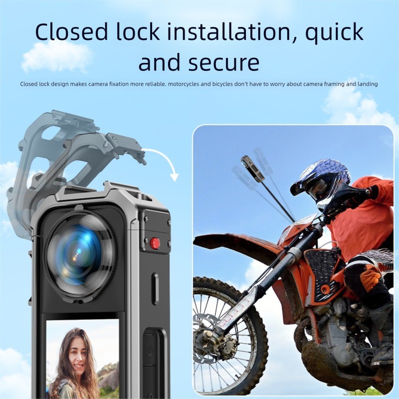 Camera Aluminium Protective Bezel Expanded Protective Frame for Insta360 X5