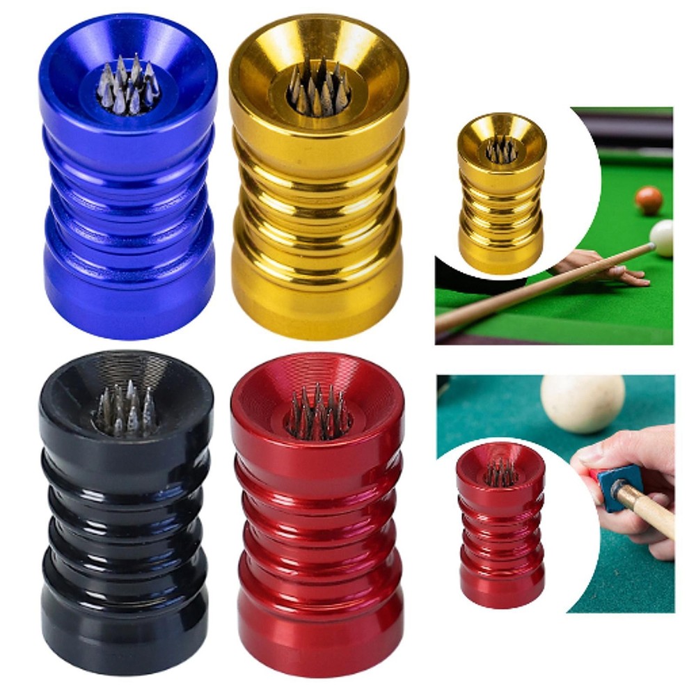 Billiard Cue Tip Shaping Device for Pool Cue Maintenance