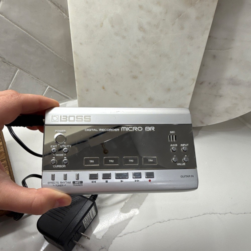 BOSS Micro BR Digital Recorder w/ Power Adapter – Untested Portable Multitrack