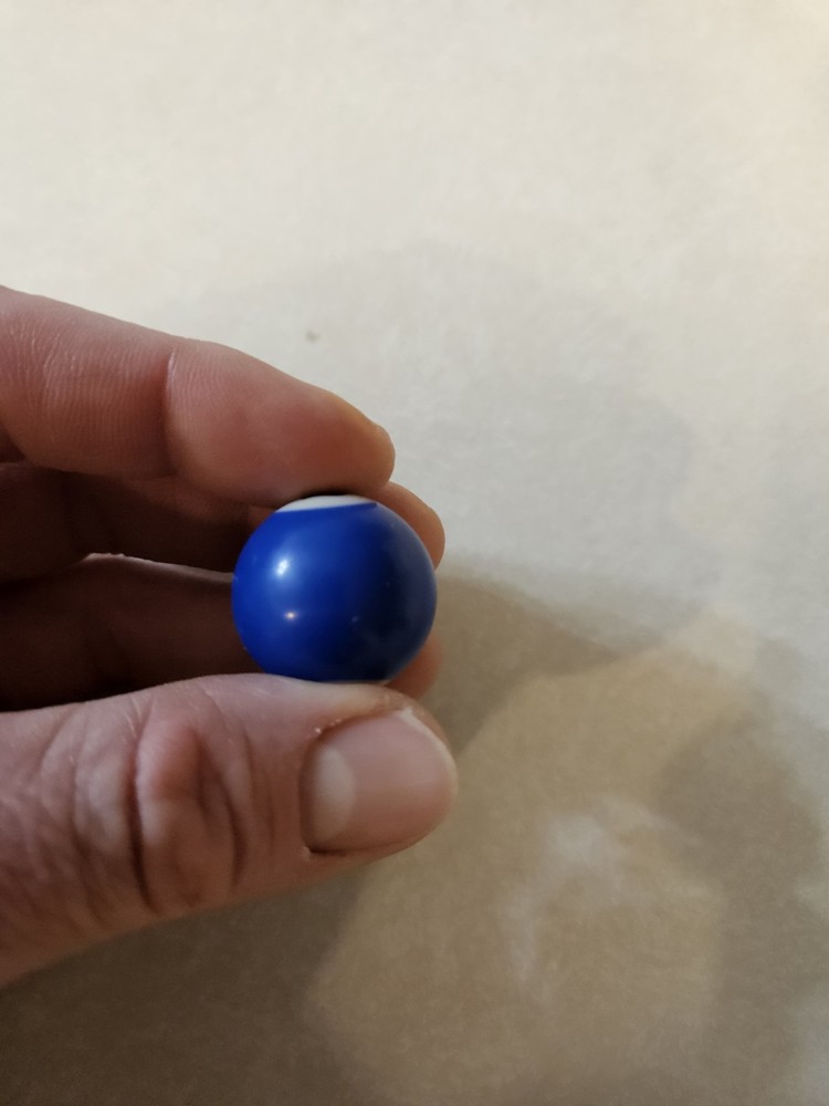 Mini Pool Ball Blue #2 Mini Pool Ball