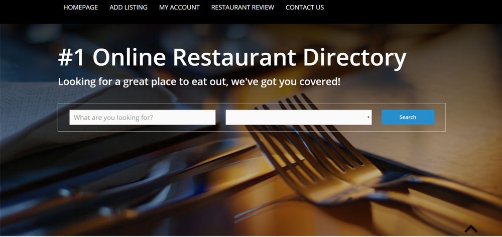 Restaurant Directory Beautiful Website- Free Installation + Hosting