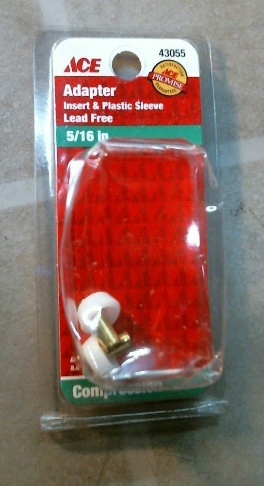 ACE 43055 Adapter Insert & Plastic Sleeve, 5/16", FREE SHIPPING