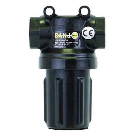 Banjo Lstm050-30 Mini T-Line Strainer, 1/2", 30 Mesh