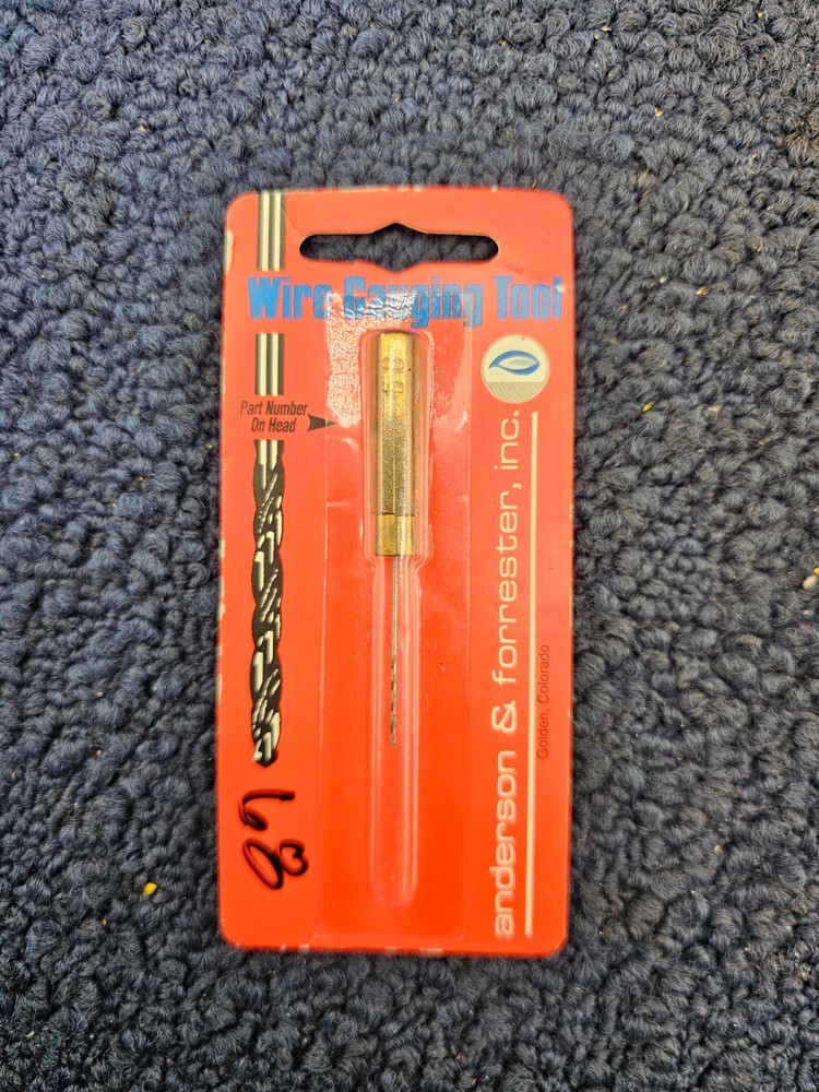 ANDERSON & FORRESTER #68 WIRE GAUGING TOOL WTH HANDLE