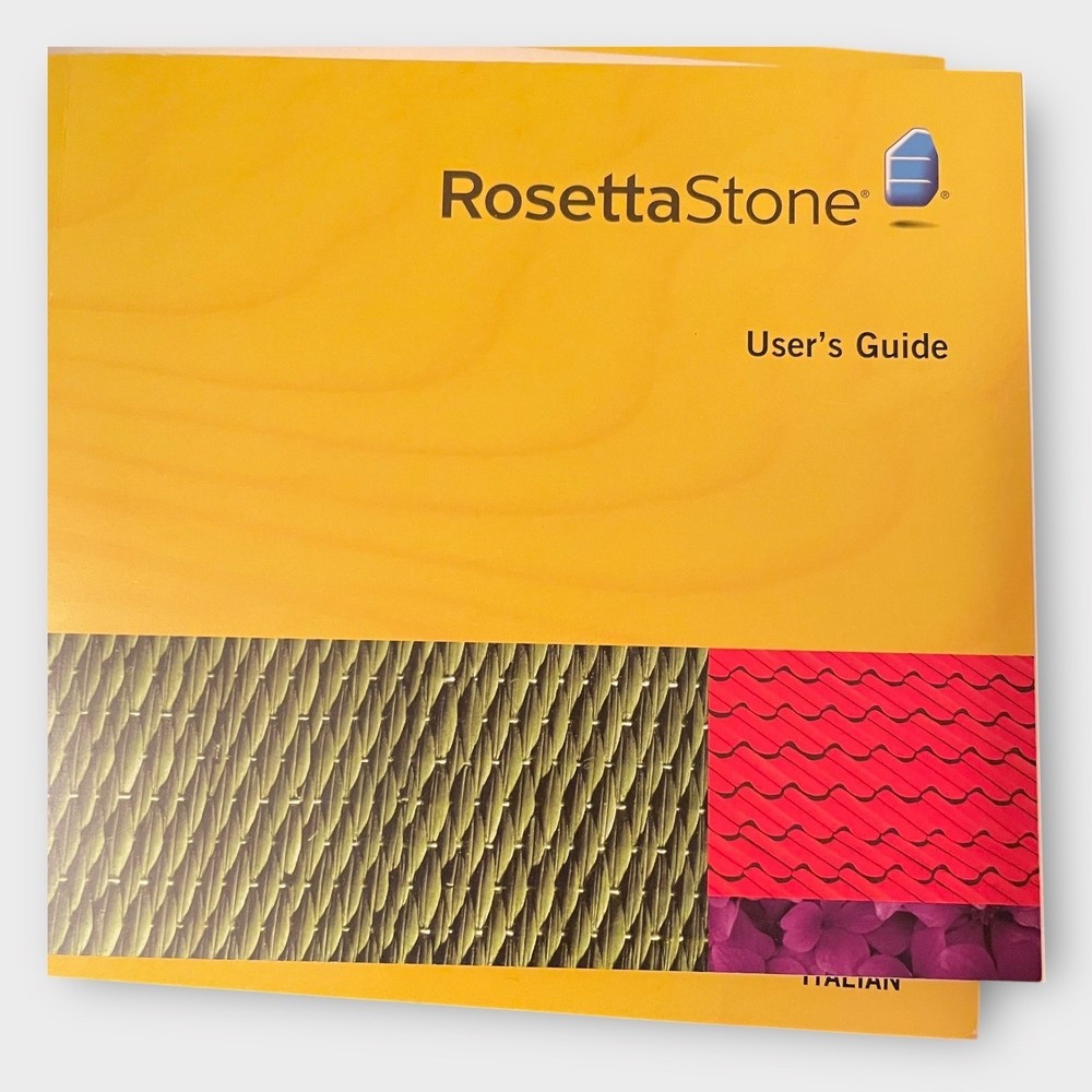 Rosetta Stone Italian Version 3 Level 1-3 Complete Language Learning Software