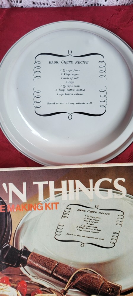 Vintage Crepes N Things Making Kit