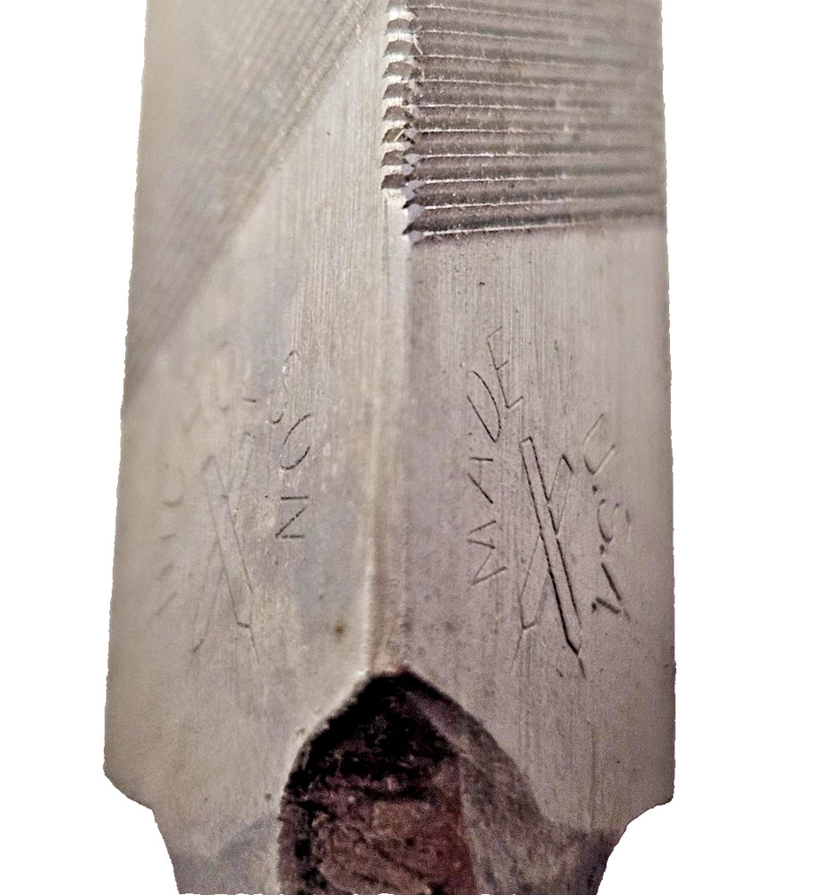 8" Triangular File 16069N Nicholson Second Double Cut Three Square 3 Square