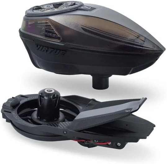 Virtue Spire V Paintball Loader Crystal Smoke Black