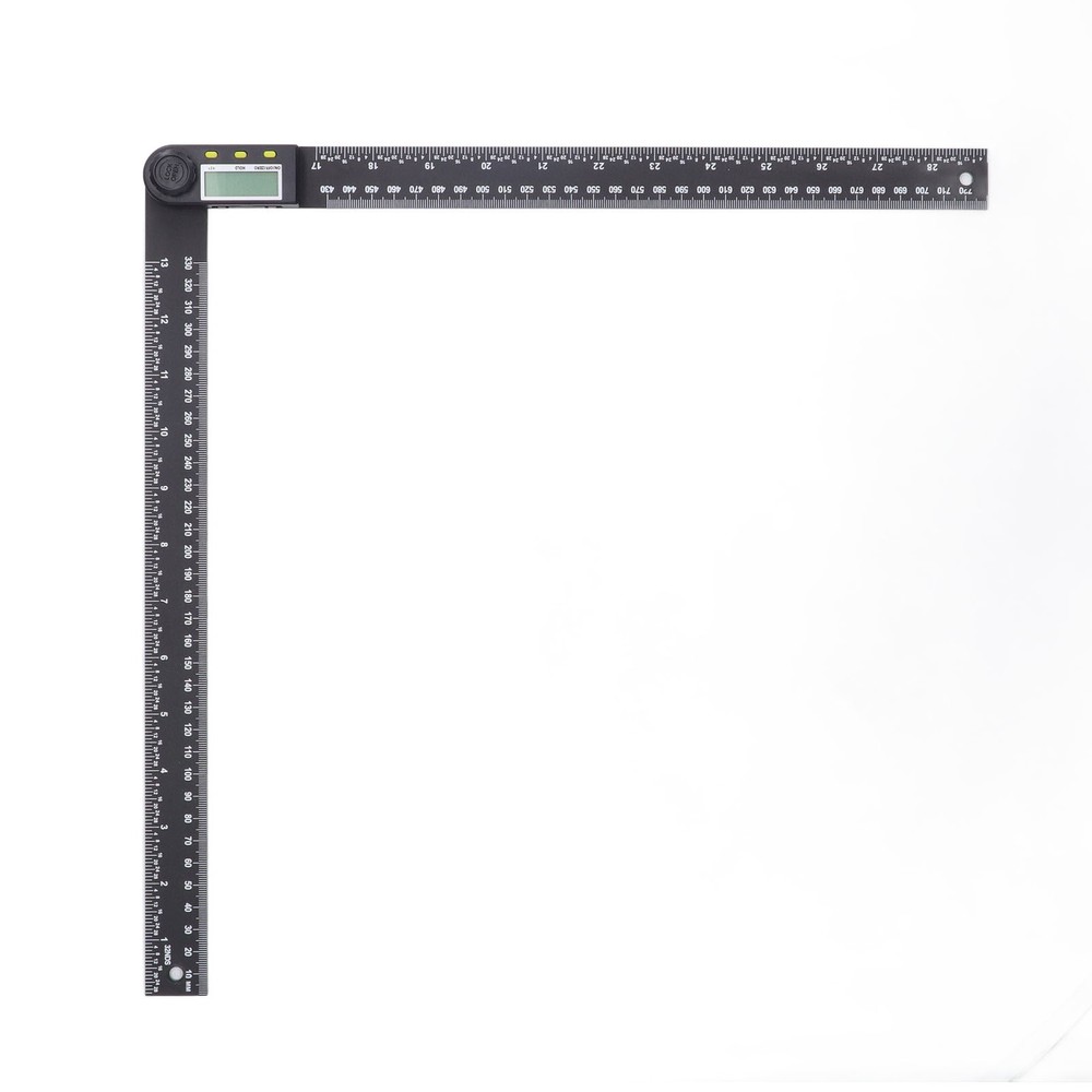 Electronic Angle Ruler LCD Digital Protractor Angle Finder 0‑300mm 0‑360 Degree