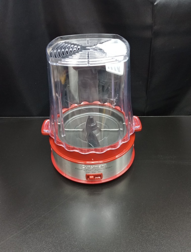 Cuisinart CPM-950 Red 10-cup Easy Pop Plus Popcorn Maker. Tested Working.