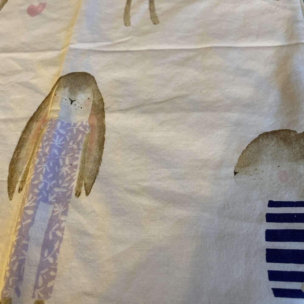 Handmade blanket Taggie rabbits