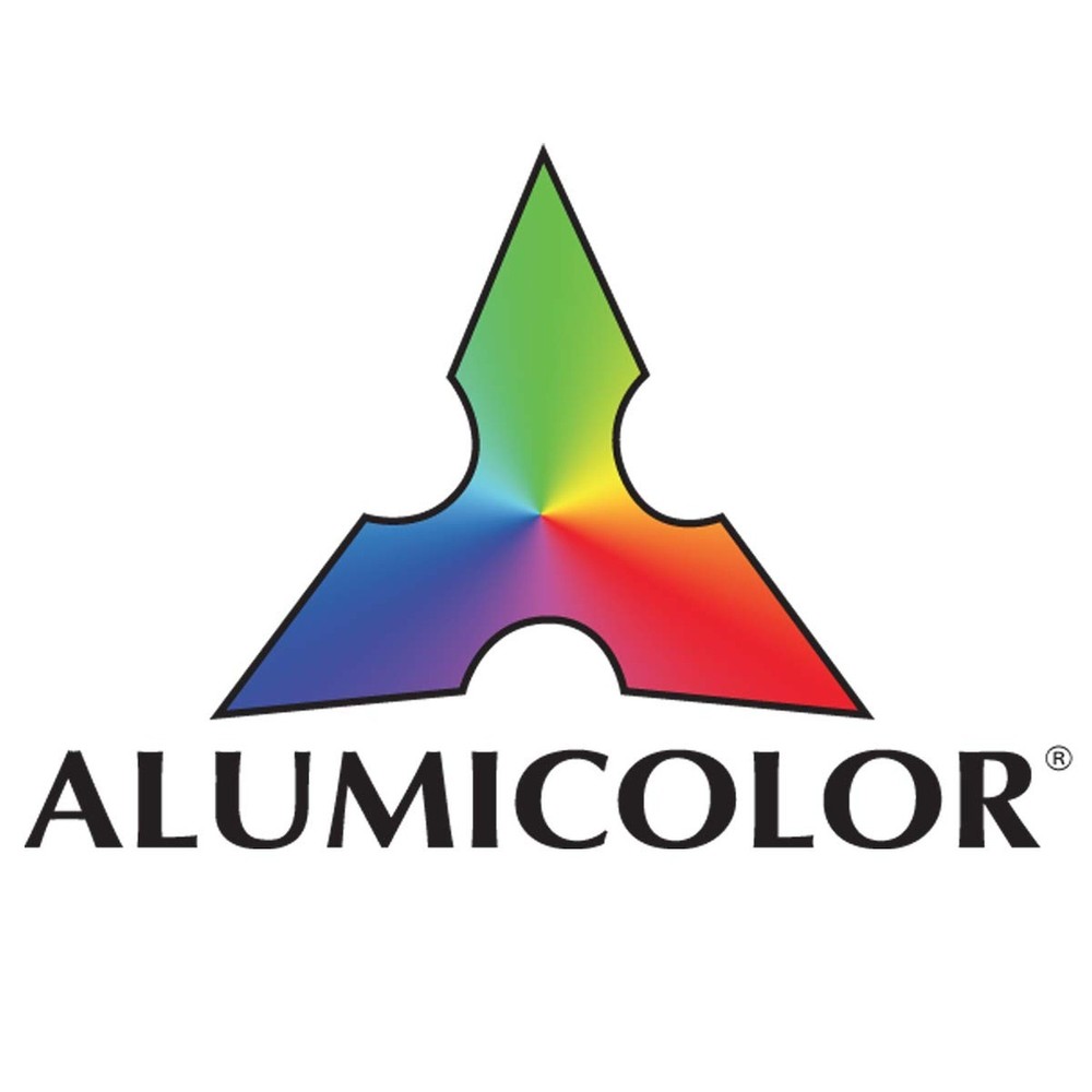 Alumicolor Aluminum Architect Solid Drafting Scale, 12IN, Black 12 Inch