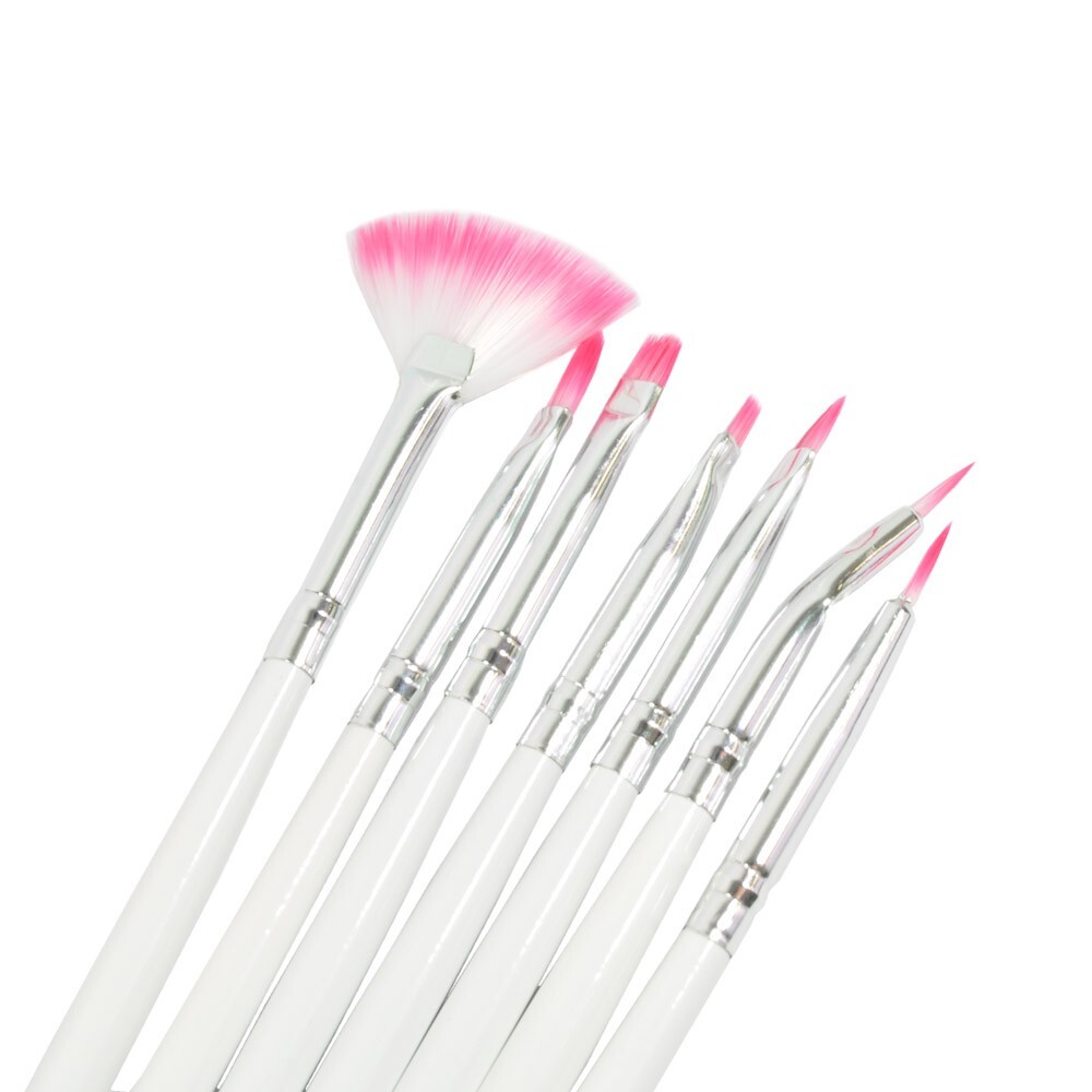 DL-C340 7 pc Nail Art Brush Set