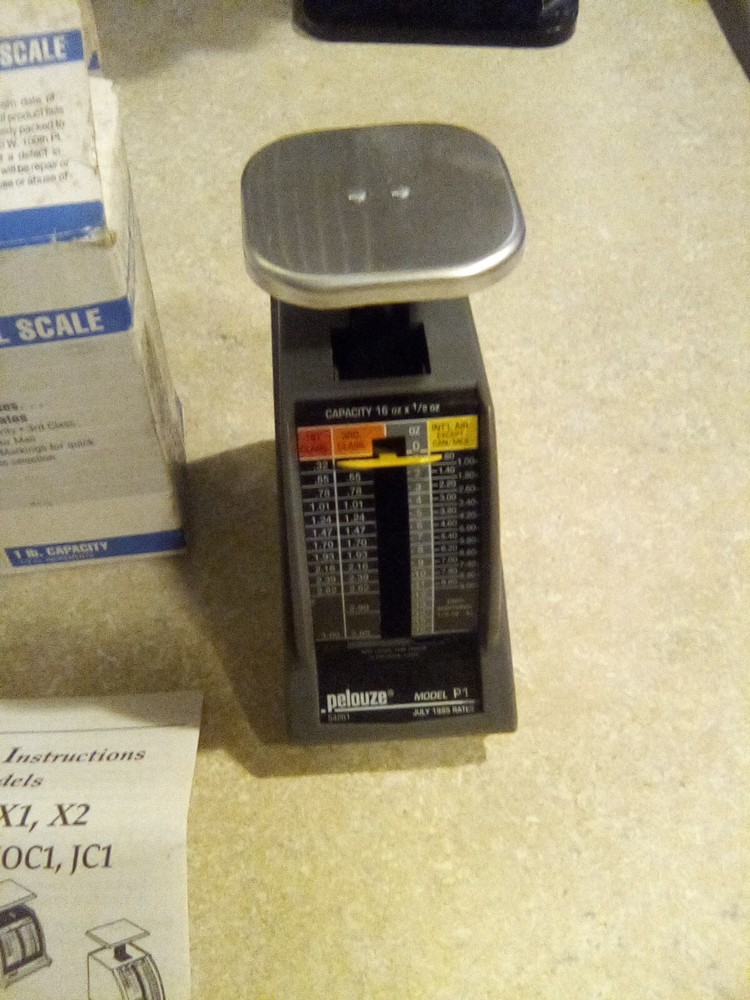 Pelouze P1 Postal Scale 1lb Capacity