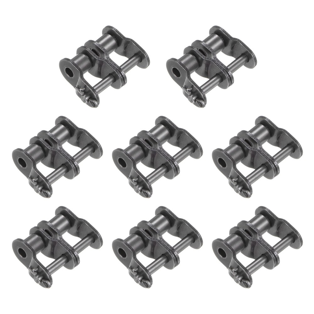 8Pcs #40-2 Double Chain Offset Half Link Roller 12.7mm Pitch Chain Master Links
