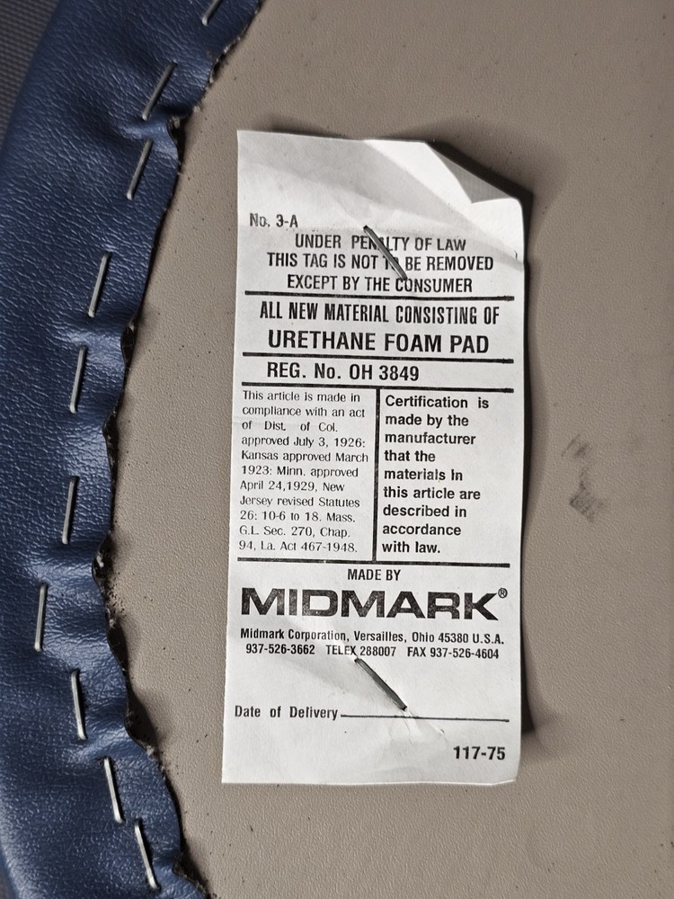 Ritter 195 Exam Stool Pneumatically Adjustable Midmark USA