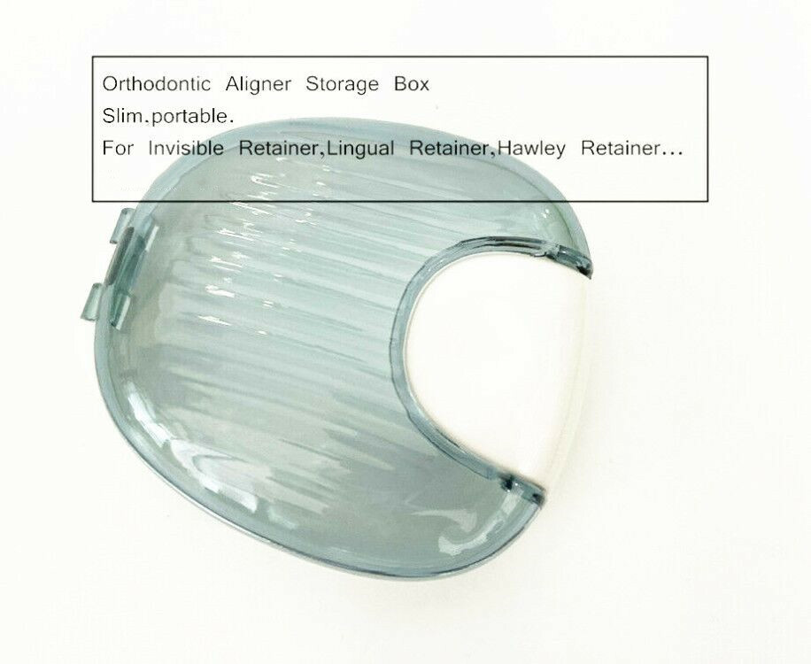 Dental Plastic Orthodontic Lingual Retainer Aligner Case Denture Storage Boxes