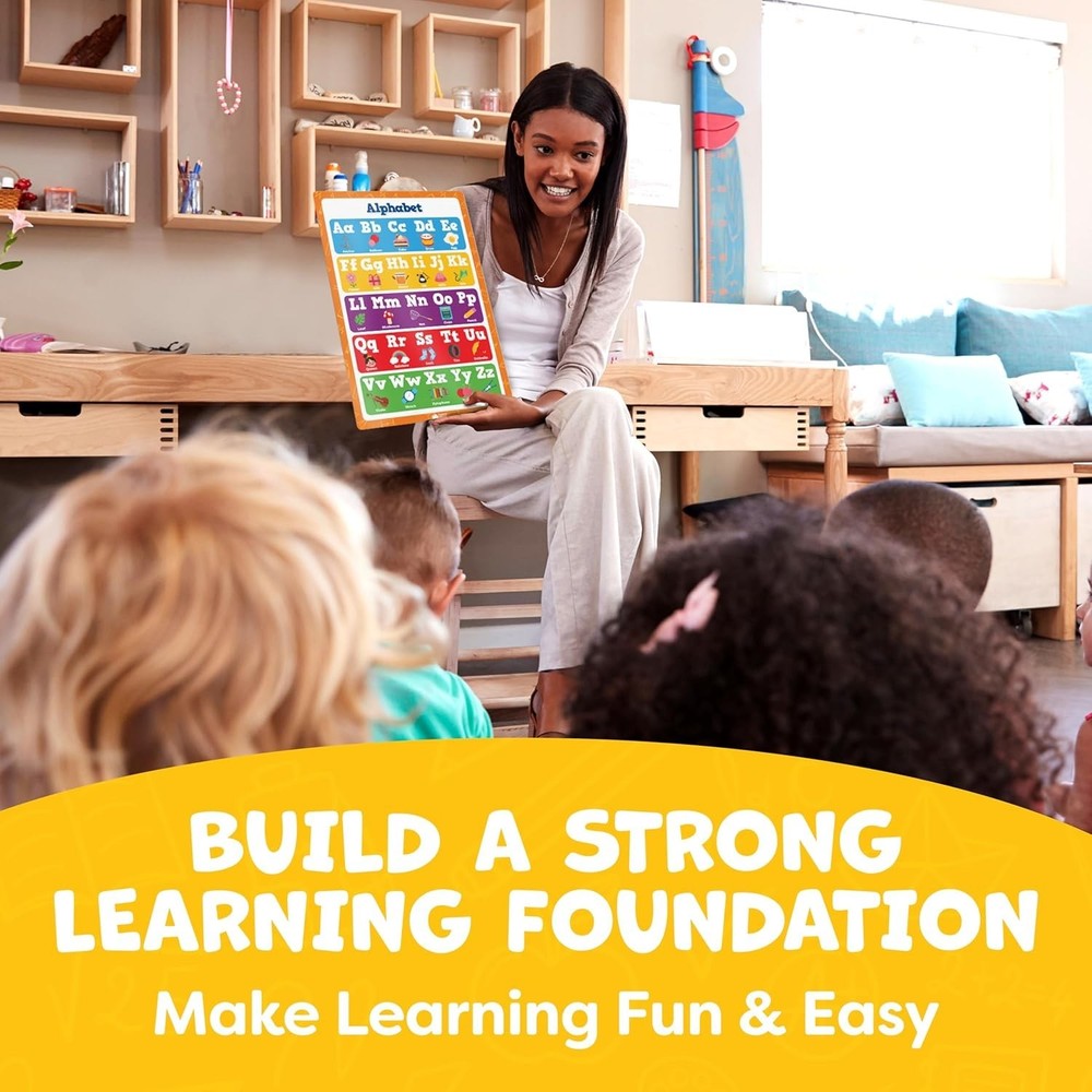 Educational Wall Art Pack: 20 Waterproof Posters - Engaging Learning Tools