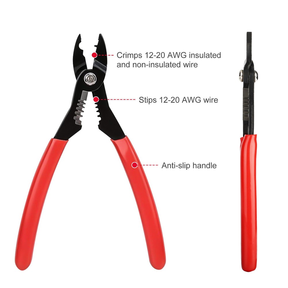 Cable Stripper Pliers Multifunctional Wire Service Pliers Crimper Stripper Tool