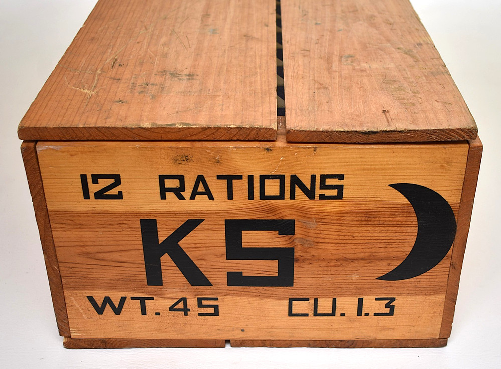 Repro WW2 US Army Field 38pc Pack Empty K Ration Morale Units PATTEN Reenact War