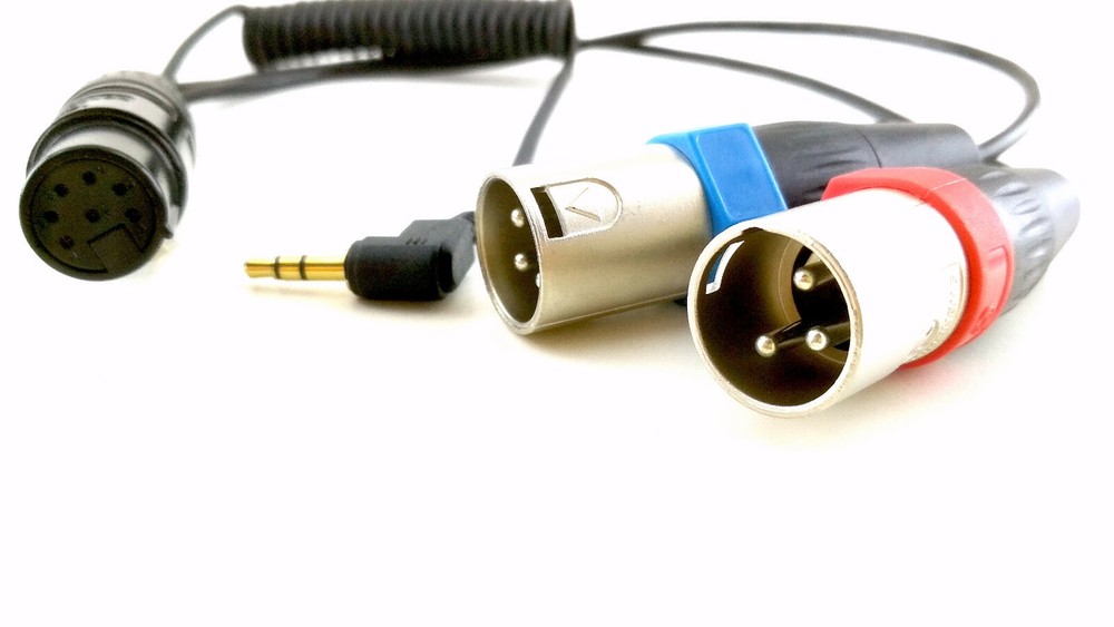 Breakaway Cable ENG Remote Sound Devices Hinterband Spiral Cable