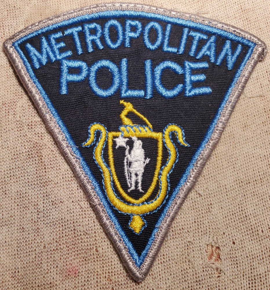 MA Massachusetts Metropolitan Police Shoulder Patch