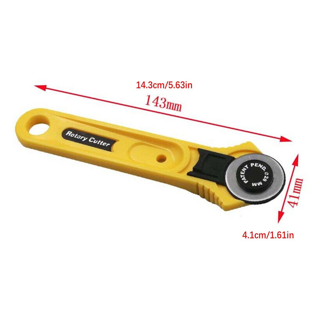 Portable Diameter 28MM Paper Leather Cloth Solid Wheeled Cutting Tools c