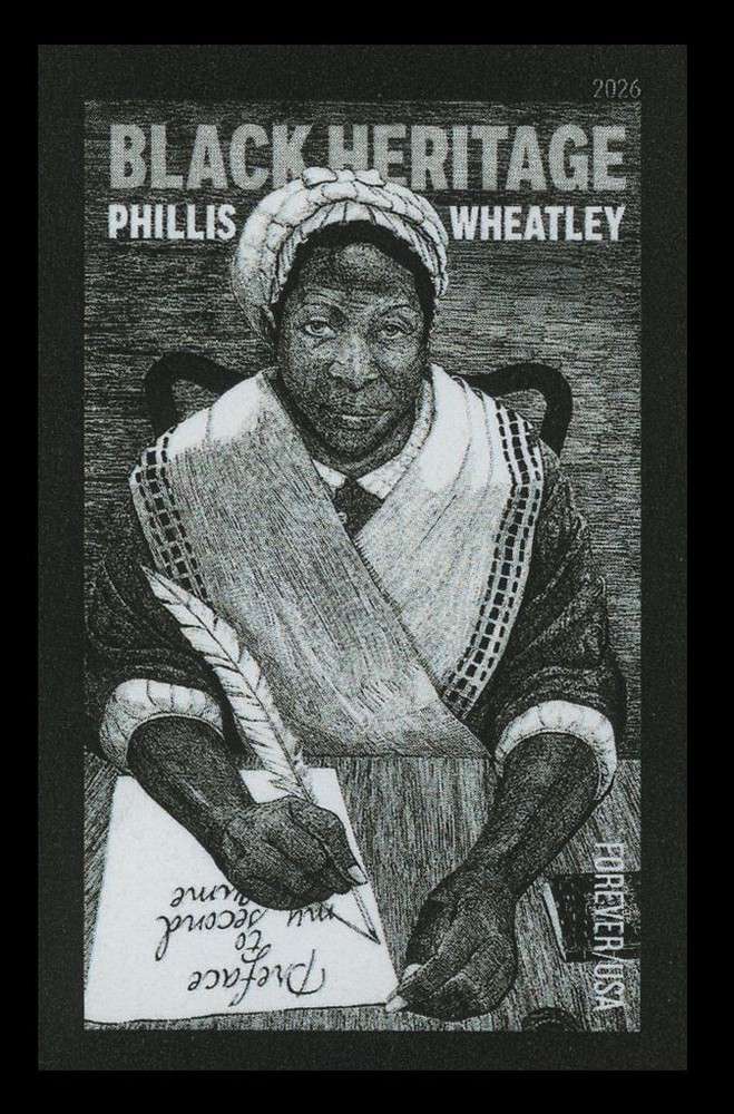 US #6053a Phillis Wheatley Imperf Single NDC 2026