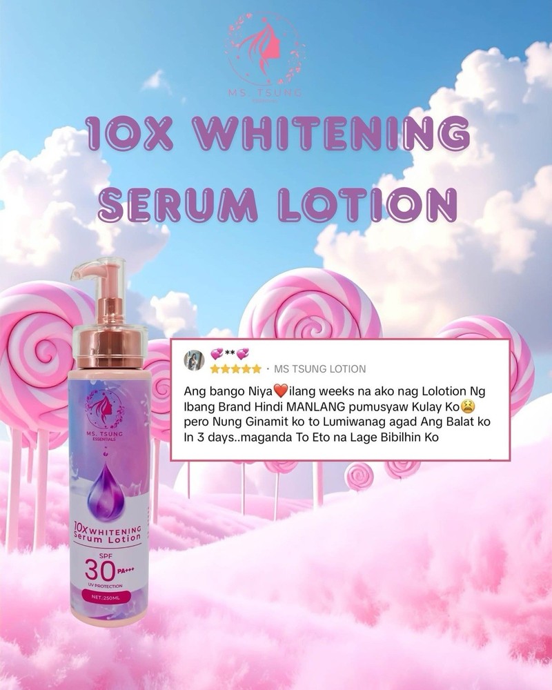 Ms. Tsung Essentials Serum Lotion & Whitening Soap - BUNDLE