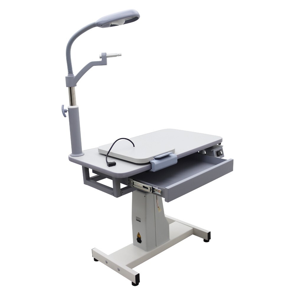 Automatic Optometry Ophthalmic Eyeglass Test Stand Movable Table Loading 165lbs