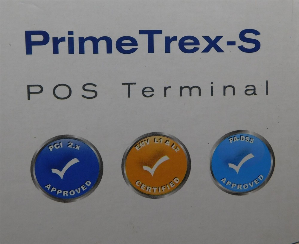 POS PrimeTrex S Credit Card Processing Terminal with Receipt Printer by TechTrex